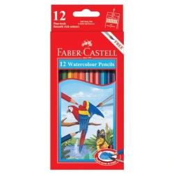 Faber Castell Water Soluble color Pencil Pack 12