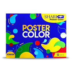 Poster Colors Shark Junior 12 Pc  PC-1201