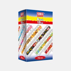 Scale 6 inch (15cm) No.121 Pack of 72pcs ORO