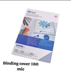 Binding Cover 180Mic CL BL100 Sheets ECO