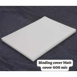 Binding Cover CL BL Clear 400Mic 50 Sheets PP MATT