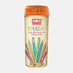 Pencil SPLASH No.512 72 Pieces Jar ORO