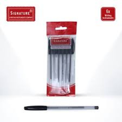 Ball Pen SSI Blue Pouch 6 Pcs SMB Signature