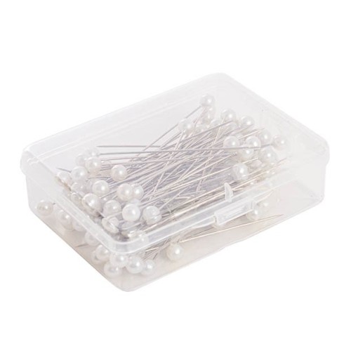 Pearl Pin Round White Pearl Pin Round White
