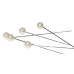 Pearl Pin Round White Pearl Pin Round White