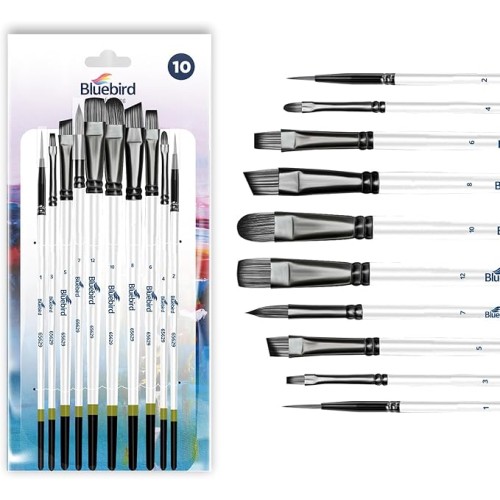 Brush Artists Pack10 Pcs Bluebird