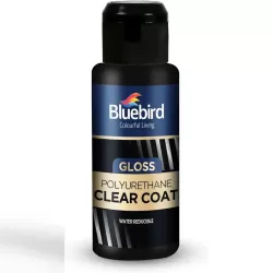 Polyurethane Clear Coat Varnish Gloss Water Based 100ml Bluebird