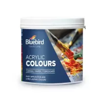 Acrylic Lamp Black Colour 600gm Bluebird