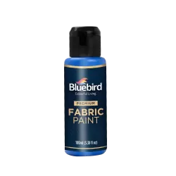 Fabric Royal Blue Metallic 100ml Bluebird