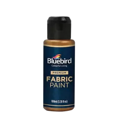 Fabric Paint Copper Metallic 100ml Bluebird