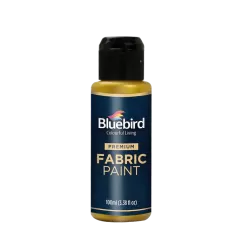 Fabric Light Gold Metallic 100ml Bluebird