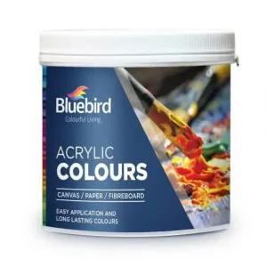 Acrylic Colour Vermillion Signature 600ml Bluebird