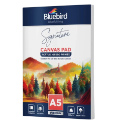 Canvas Pad Signature A5 10sheets 280ml 65633 Bluebird