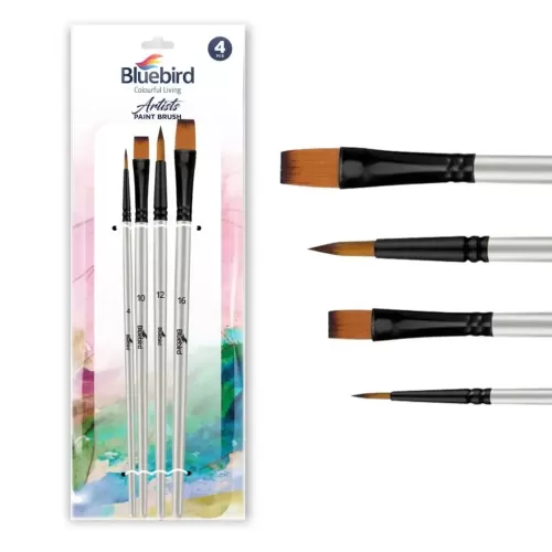 Premium Brush Sets Artists 4pcs B476 Bluebird