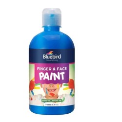 Finger And Face Paint Blueberry Blue 500ml Bluebird