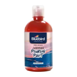 Acrylic Pouring Blood Red Paint 500ml Bluebird