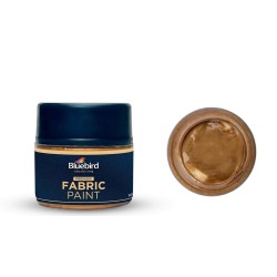 Fabric Paint Copper Metallic 25ml Bluebird