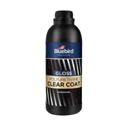 Polyurethane Clear Coat Varnish Gloss Water Based 1 Ltr Bluebird