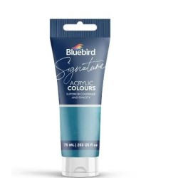 Acrylic Colours Horizon Blue Signature Metallic Shades 75ml Bluebird