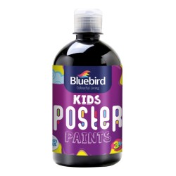 Poster Colour Kids Lamp Black 500ml Bluebird