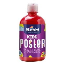 Poster Colour Kids Blood Red 500ml Bluebird