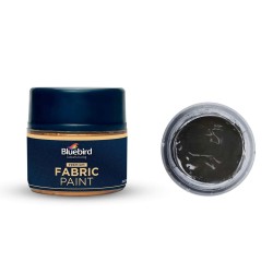 Fabric Paint Lamp Black Primary 25ml Bluebird