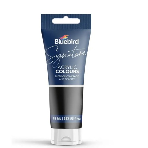 Bluebird Acrylic Colour Lamp Black Pink Signature 75ml - Premium, Vibrant Paint for Art & Craft Projects Bluebird Acrylic Colour Lamp Black Pink Signature 75ml - Premium, Vibrant Paint for Art & Craft Projects
