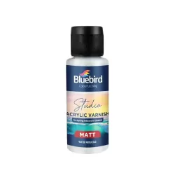 Studio Acrylic Varnish Matt Water Based 100ml Bluebird