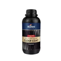 Polyurethane Clear Coat Varnish Matt Water Based 500ml Bluebird