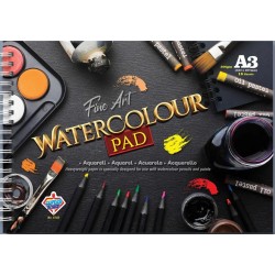 Pad Watercolor A3 16 Sheets Spiral 6102 Superb Board