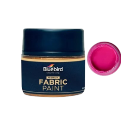 Fabric Paint Cosmic Pink Primary 25ml Bluebird