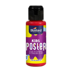 Poster Colour Kids Red Rose 100ml Bluebird