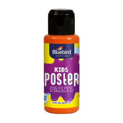 Poster Colour Kids Tangerine 100ml Bluebird