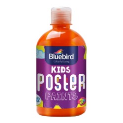 Poster Colour Kids Tangerine 500ml Bluebird