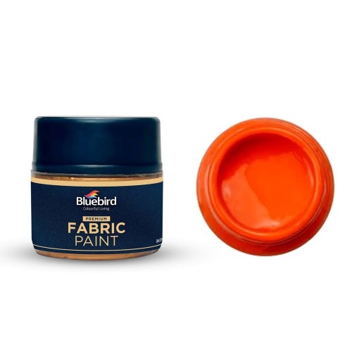 Fabric Paint Tangerine 25ml Primary Bluebird Fabric Paint Tangerine 25ml Primary Bluebird