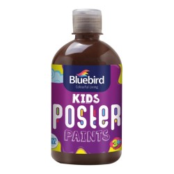 Poster Colour Kids Vandyke Brown 500ml Bluebird