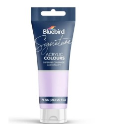 Acrylic Colour Solid Shades Victorian Purple Signature 75ml Bluebird