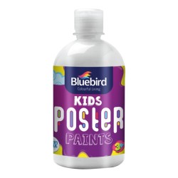 Poster Colour Kids White 500ml Bluebird