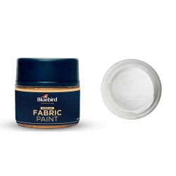 Fabric Paint White Primary 25ml Bluebird