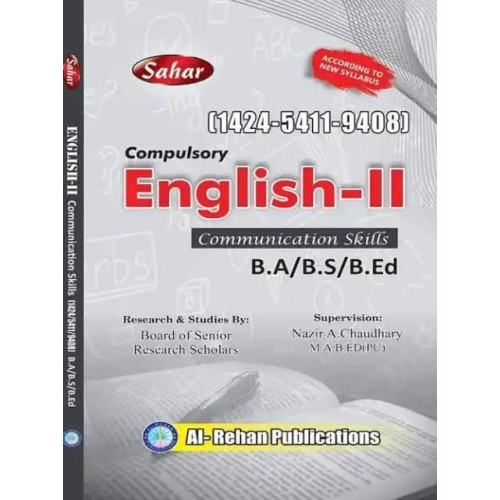 English  B.A/B.S,B.ED  code 1424,5411,9408,