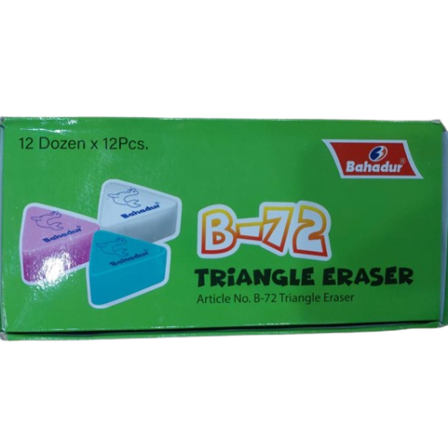 Eraser Leaf B-72 Pack of 12 Dozen Bahadur