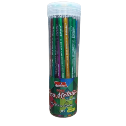 Pencil Trica Metallic Jar 24pcs 9003 Bahadur