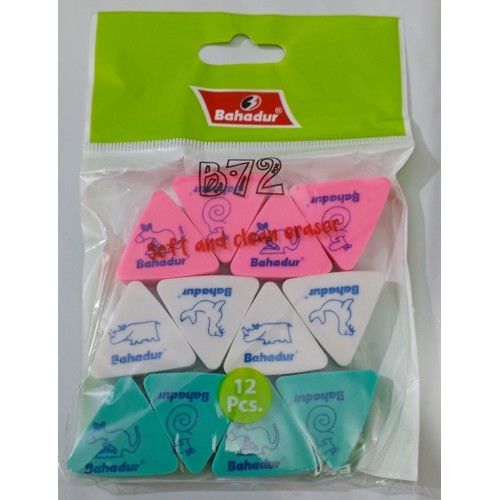 Eraser Leaf B-72 Pack of 12pcs Bahadur