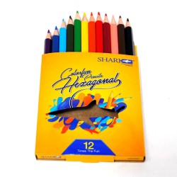 Pencil Shark 12 Color CPH-1012