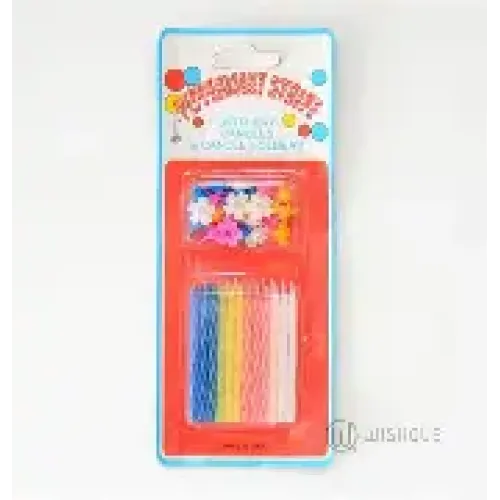Candle Pack Of 24 Pcs With Small Candle Stand