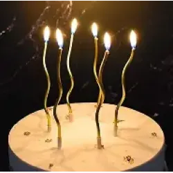 Curly Candle Pack Of 6 Curly Candle Pack Of 6