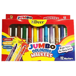 Jumbo Coloring Marker 12 Color Deer