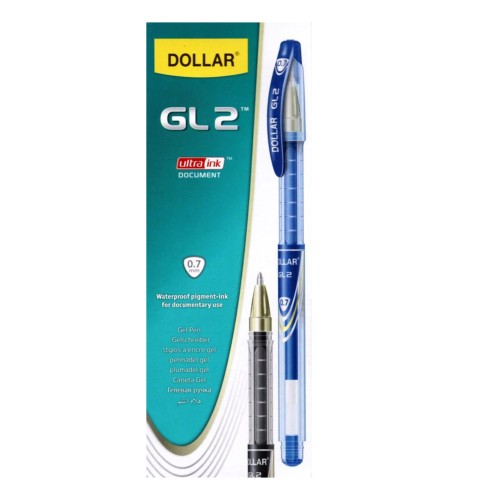 Gel Pen 2 Red Pack of 10 Dollar