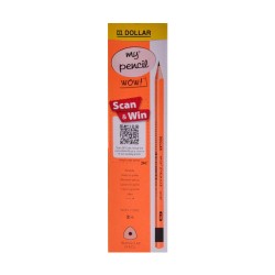 My Pencil Orange Wow with Erase PT222 Pack of 12 Dollar