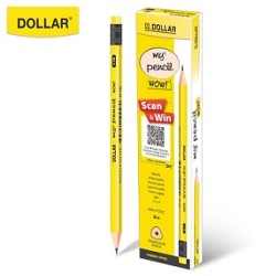 My Pencil Yellow With Erase Pack of 12 PT222 Dollar